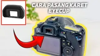 Cara Memasang Karet View finder Kamera Canon 60D | Pasang Karet Eyecup EB | @abrarcamera