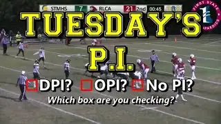 High School Football Officials Call Pass Interference, But Should They Have Thrown Another Flag?