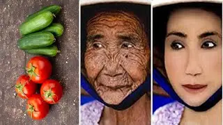 Cucumber + Tomato Remove All Wrinkles and Skin Rejuvenation.