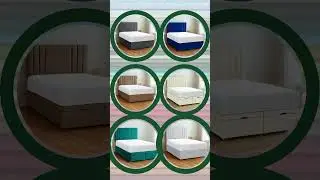 Ottoman Storage Bed with Floor Standing Headboard &ndash; Available in Multiple Colors& Sizes