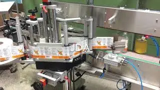 Cold Pressed Juice Bottle Labeler , Square Bottle Labeling Machine USA Canada - JDA