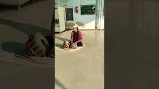 Local artist performing at Baba Fareed Ganj Shakar shrine at city Pakpattan shareef