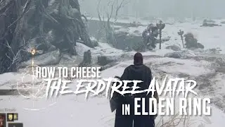 How to Cheese Erdtree Avatar at Mountaintops of the Giants in Elden Ring (Easy Kill)