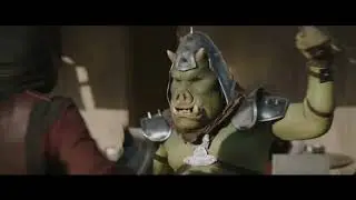 Gamorrean Guards save Boba-Fett [the book of boba fett episode 1]