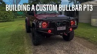 Custom GQ Winch Compatible Bullbar Build Pt 3