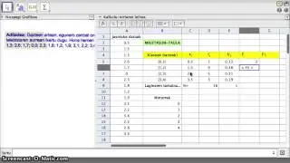 G12-Geogebra- K O Estatistika. Datu taldekatuak. Maiztasun taulak