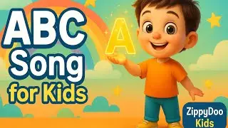 ABC Song for Kids | A to Z Alphabet Song with Letters Only | ZippyDoo Kids