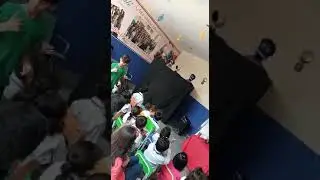 Masti kay din hain. Puppet show in The Apex School System.