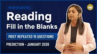 Reading Fill in the Blanks | Prediction Questions | January 2026 | PTE Reading | PTE with Tejal