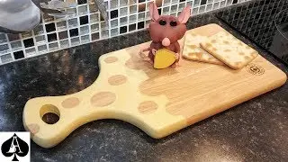 DIY Epoxy Resin Swiss Cheese Board | Chopping, Cutting, Serving Board Tutorial