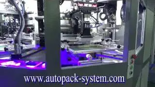 CNC323 3 colors CNC all servo screen printer