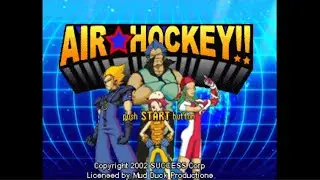 Air Hockey - Sony PlayStation - Intro & Title Screen