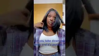 Body wrap / unwrap / Silk press / Natural hair