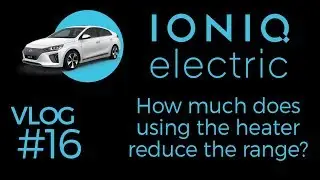 How much does the Ioniq Electric heater reduce range?