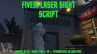 FiveM Laser Sight Script | Works on ALL Guns | ESX + QB + OX Inventory