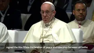 [Human Fraternity Meeting] - Pope Francis: Abu Dhabi Visit - Cut Package 3 | English