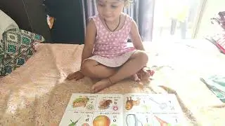 A For Apple 🍎 Cute baby Learning A for Apple 🍏