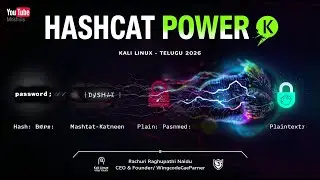 How to Crack Passwords with Hashcat in Kali Linux 🔐 | Explained for Beginners in Telugu