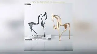 A must-have product! Simple Creative Metal Hollow Out Horse Desktop Ornament Animal Sculpture Livi