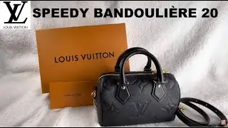 LOUIS VUITTON  | Empreinte SPEEDY BANDOULI&Egrave;RE 20, Closeup Review| Unboxing, Review, WIMB | RaqReview