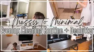 NEW! 2023 SUMMER NIGHT TIME CLEAN WITH ME + EVENING CLEANING ROUTINE | MESSY TO MINIMAL | HOMEMAKING