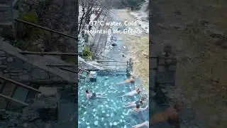 Winter Hot Springs in Greece