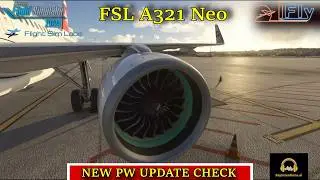 MSFS24 | FSLABS A321NEO | NEW PW NEO UPDATE | #msfs2024 #fslabs  #sayintentions