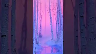 FROZEN FOG an animated digital collage