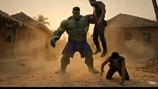 हल्क भाईतुमने हमारा गाँव बचा लिया। #RealisticHulk#VillageStory#LiveActionAI#HindiShorts#youtubevideo