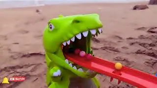 Marble run with crocodiles || HABA Slope || Marble Station ASMR || Marble ASMR Healing