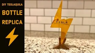 How to Shape Epoxy into ANYTHING - Tesla Tequila Bottle