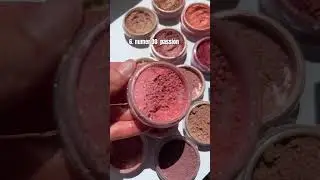 R&oacute;że mineralne IKOR ✨💕 #minerals #makeup #kosmetyki #swatches #pigments