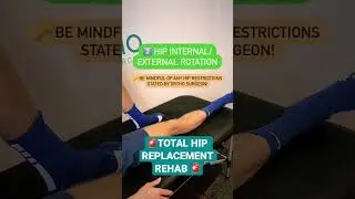Total Hip Replacement Rehab #shorts