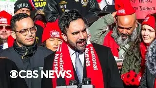 Mamdani joins thousands of nurses at NYC strike: 