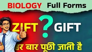 Biology class 12 me Important Full forms 