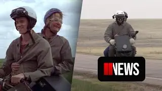 YouTubers recreate mini-bike scene from Dumb and Dumber