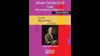 Finale from Symphony in D by J. C. Bach, arr. Robert Debbaut
