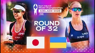 Shiba/Reika vs. Lazarenko/Romaniuk - Beach World Championships 2025 | Highlights | Round of 32