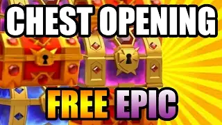 Castle Crush BEST Chest Opening FREE EPICS FROM FREE CHESTS Silver Chest Victory Chest Great Chest!