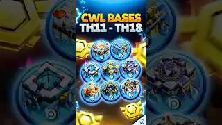 The NEW BEST CWL and WAR BASE LINKS For Every Town Hall in CoC 2026