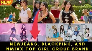 NewJeans, BLACKPINK, and NMIXX top girl group brand value ranking for September #bts #kpop