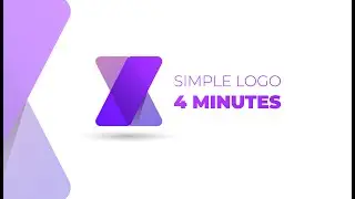 Trend Letter Logo Design -  X letter logo - Adobe illustrator Logo Design Tutorial