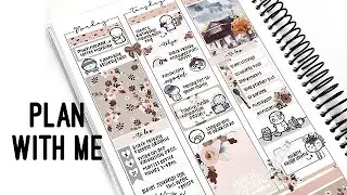 Plan With Me: Last Fall Spread of the Year! (Ft. Twolilbees and Lightsplanneraction)