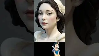 #disney princesses but sculptures version #shortsviral