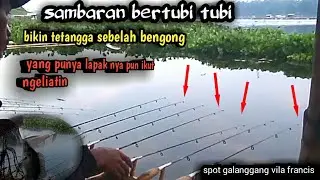 Mancing saguling terbaru|| spot viral|| galanggang batujajar lapak yana mang udin