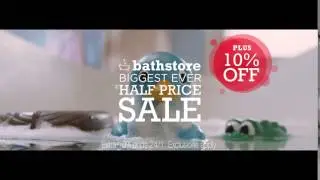 The bathstore BIGGEST EVER UP TO HALF PRICE WINTER SALE