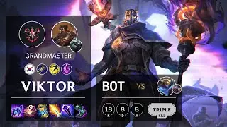 Viktor Bot vs Ezreal - KR Grandmaster Patch 11.24b