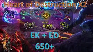 TIBIA - Gold Token - Heart of Destruction Bosses Duo EK + ED (650+) Anomaly - Outburst - Eradicator