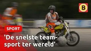Motoball: VOETBALLEN op een CROSSMOTOR | Omroep Brabant