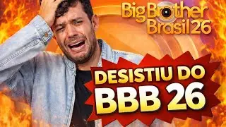 BBB26: MARCEL ABANDONA O BBB ANTES DÁ ESTREIA E CHOCA A TODOS